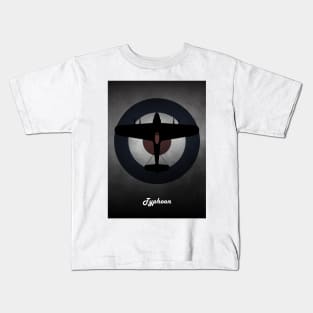 Hawker Typhoon RAF Kids T-Shirt